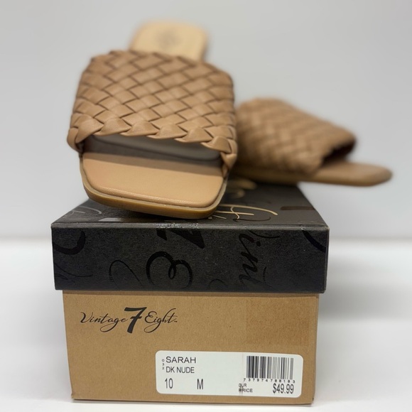 Vintage 7 Eight Mule Sandal with Heel | Tan | Size 10M
NWOT - Picture 9 of 10